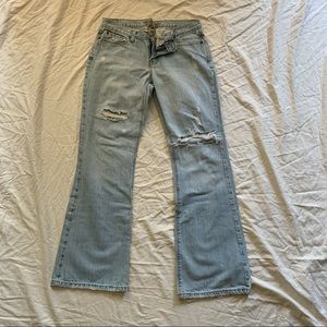 VINTAGE A&F LOW RISE DENIM